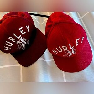 Lot of 2 Hurley Hats